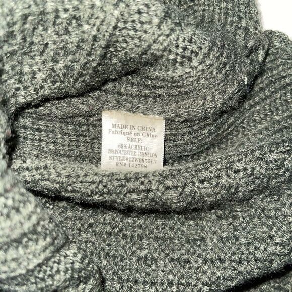 LOVE RICHE green sleeveless sweater dress tunic comfy stretch casual medium - Picture 4 of 8